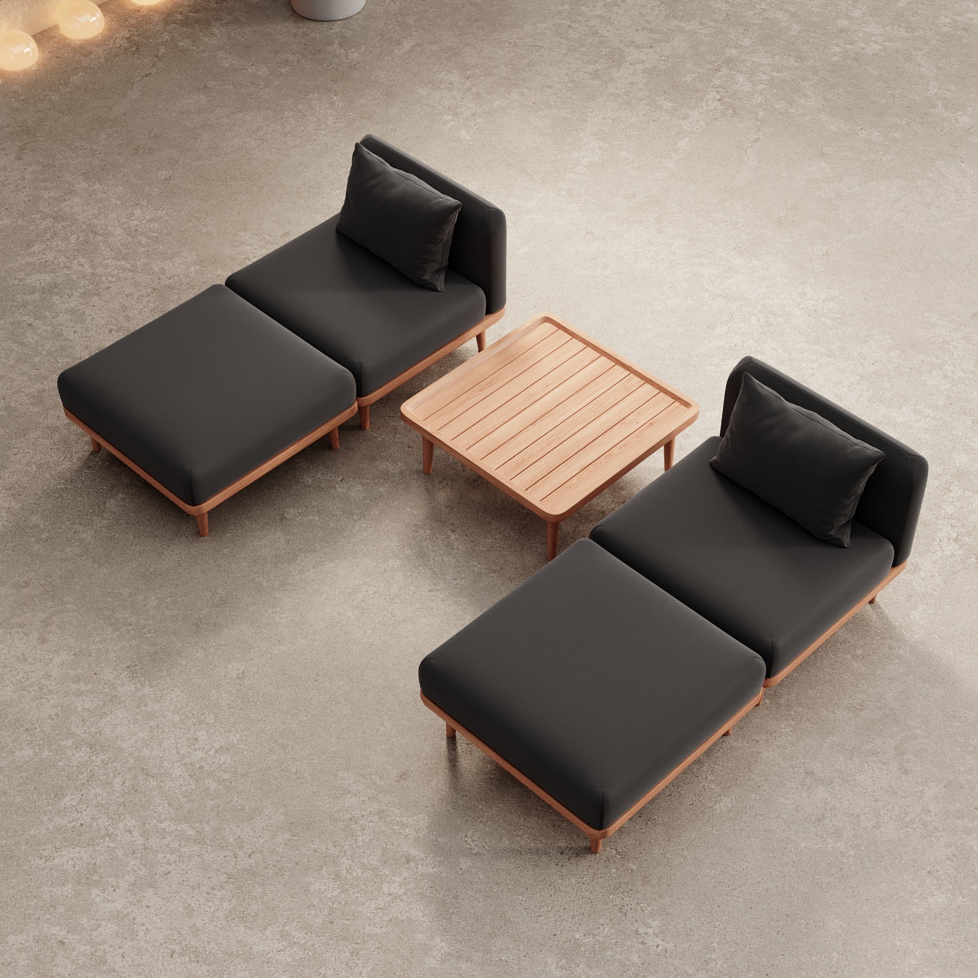 Nouri Aevora Garten Lounge Set – Komfortable Outdoor Relaxgruppe Sunbrella Exklusiv