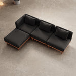 Lade das Bild in den Galerie-Viewer, Nouri Aevora Ecklounge Modulgruppe: Wetterfestes Sunbrella Gartensofa für Außenbereich
