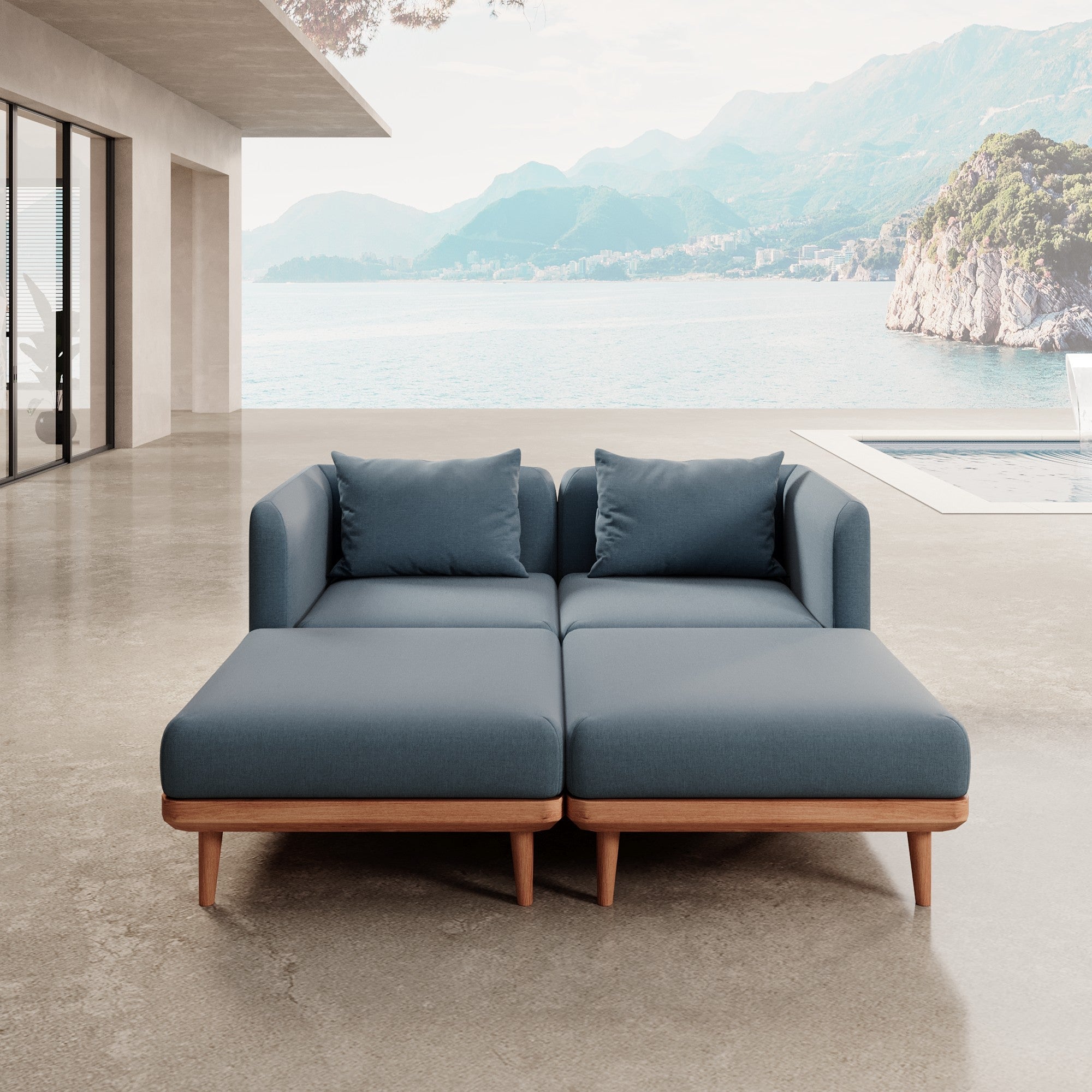 Luxuriöse Nouri Garten Relaxgruppe Aevora™ Kollektion – Entspannung Pur Outdoor