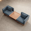 Nouri Aevora Modernes Outdoor Lounge Set mit 2 Modulen & Tisch