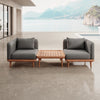 Nouri Aevora Modernes Outdoor Lounge Set mit 2 Modulen & Tisch