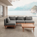 Lade das Bild in den Galerie-Viewer, Nouri Aevora Luxus Garten Ecksofa Modulgruppe: Wetterfestes Design für Exklusiven Outdoor-Komfort
