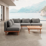 Lade das Bild in den Galerie-Viewer, Luxuriöses Nouri Aevora Gartenmodulsofa – Wetterfestes Sunbrella Outdoor Lounge Set
