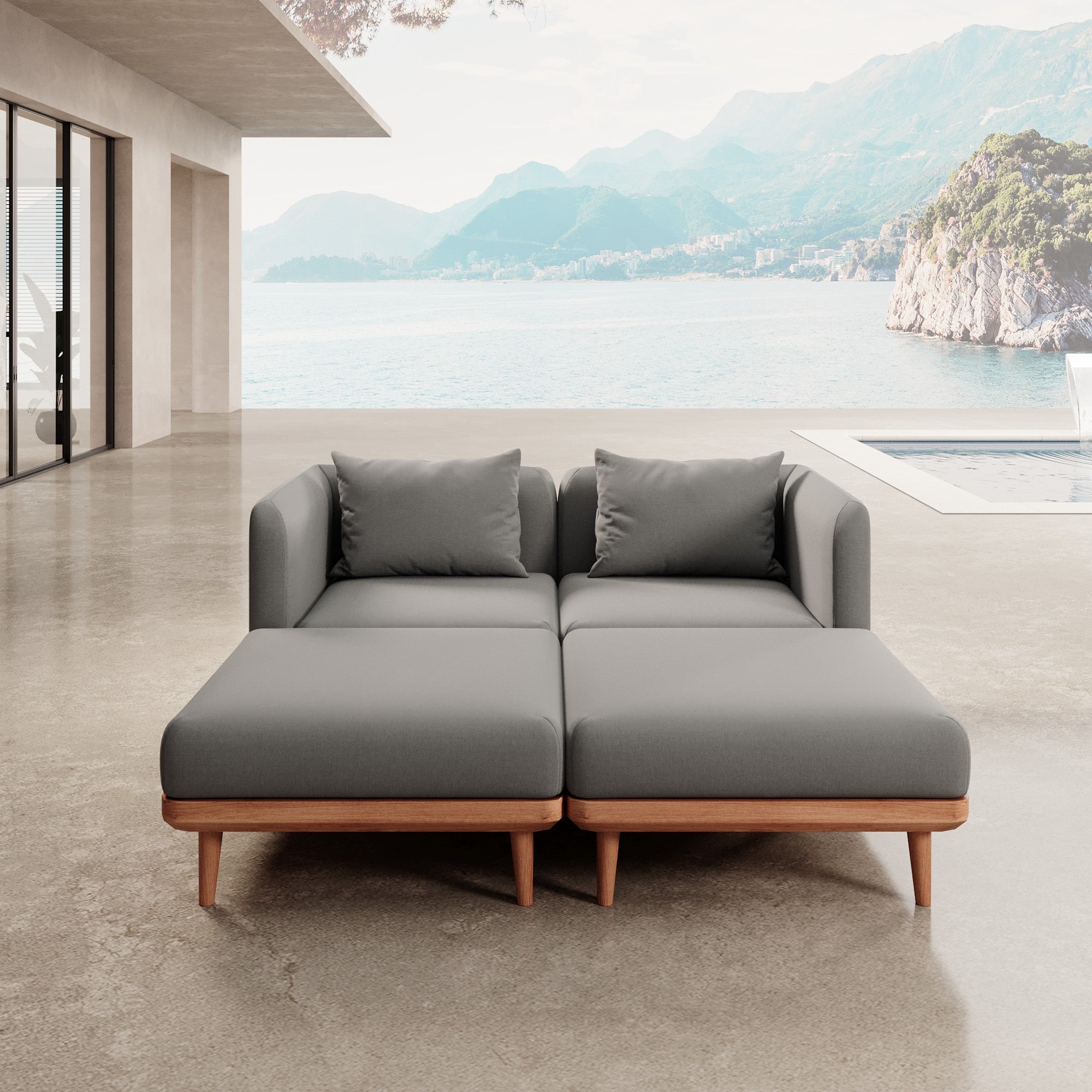 Luxuriöse Nouri Garten Relaxgruppe Aevora™ Kollektion – Entspannung Pur Outdoor