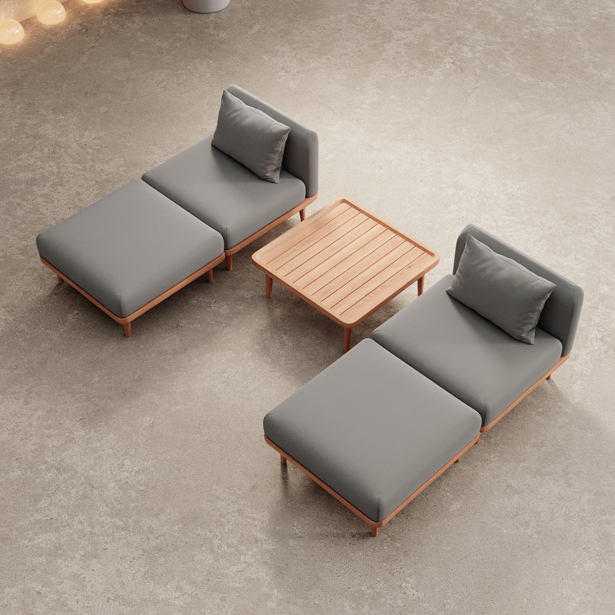 Nouri Aevora Garten Lounge Set – Komfortable Outdoor Relaxgruppe Sunbrella Exklusiv