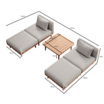 Lade das Bild in den Galerie-Viewer, Nouri Aevora Garten Lounge Set – Komfortable Outdoor Relaxgruppe Sunbrella Exklusiv
