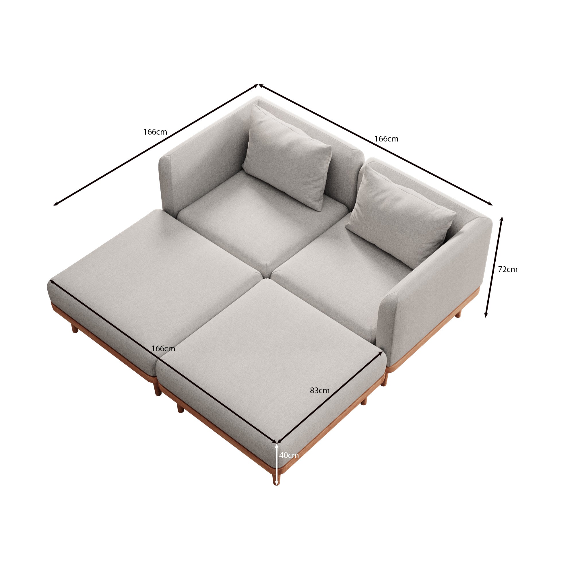 Luxuriöse Nouri Garten Relaxgruppe Aevora™ Kollektion – Entspannung Pur Outdoor