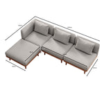 Lade das Bild in den Galerie-Viewer, Nouri Aevora Ecklounge Modulgruppe: Wetterfestes Sunbrella Gartensofa für Außenbereich

