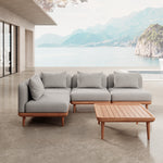 Lade das Bild in den Galerie-Viewer, Nouri Aevora Luxus Garten Ecksofa Modulgruppe: Wetterfestes Design für Exklusiven Outdoor-Komfort
