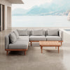Nouri Modulare Ecksofa-Lounge-Gruppe für Outdoor Sunbrella Stoff Luxuriöse Gartenmöbel