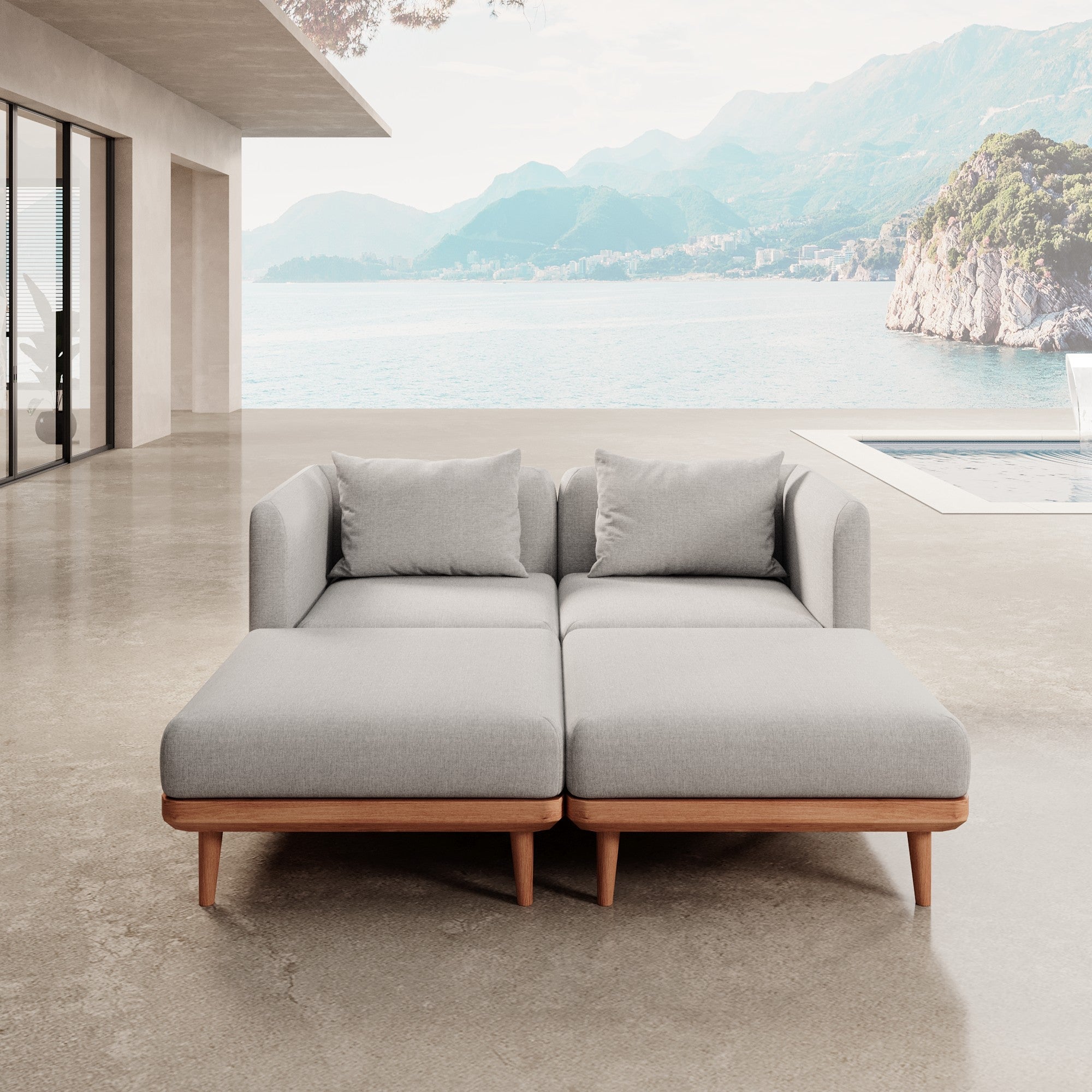 Luxuriöse Nouri Garten Relaxgruppe Aevora™ Kollektion – Entspannung Pur Outdoor