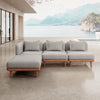 Nouri Modulares Outdoor Ecksofa V: Luxuriöses Garten Lounge Set mit Sunbrella Stoff