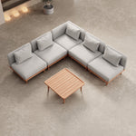 Lade das Bild in den Galerie-Viewer, Luxuriöses Nouri Aevora Gartenmodulsofa – Wetterfestes Sunbrella Outdoor Lounge Set
