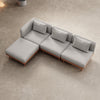 Nouri Modulares Outdoor Ecksofa V: Luxuriöses Garten Lounge Set mit Sunbrella Stoff
