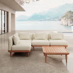 Lade das Bild in den Galerie-Viewer, Luxuriöses Nouri Eckmodul Gartensofa – Wetterfestes Sunbrella Outdoor Lounge Set
