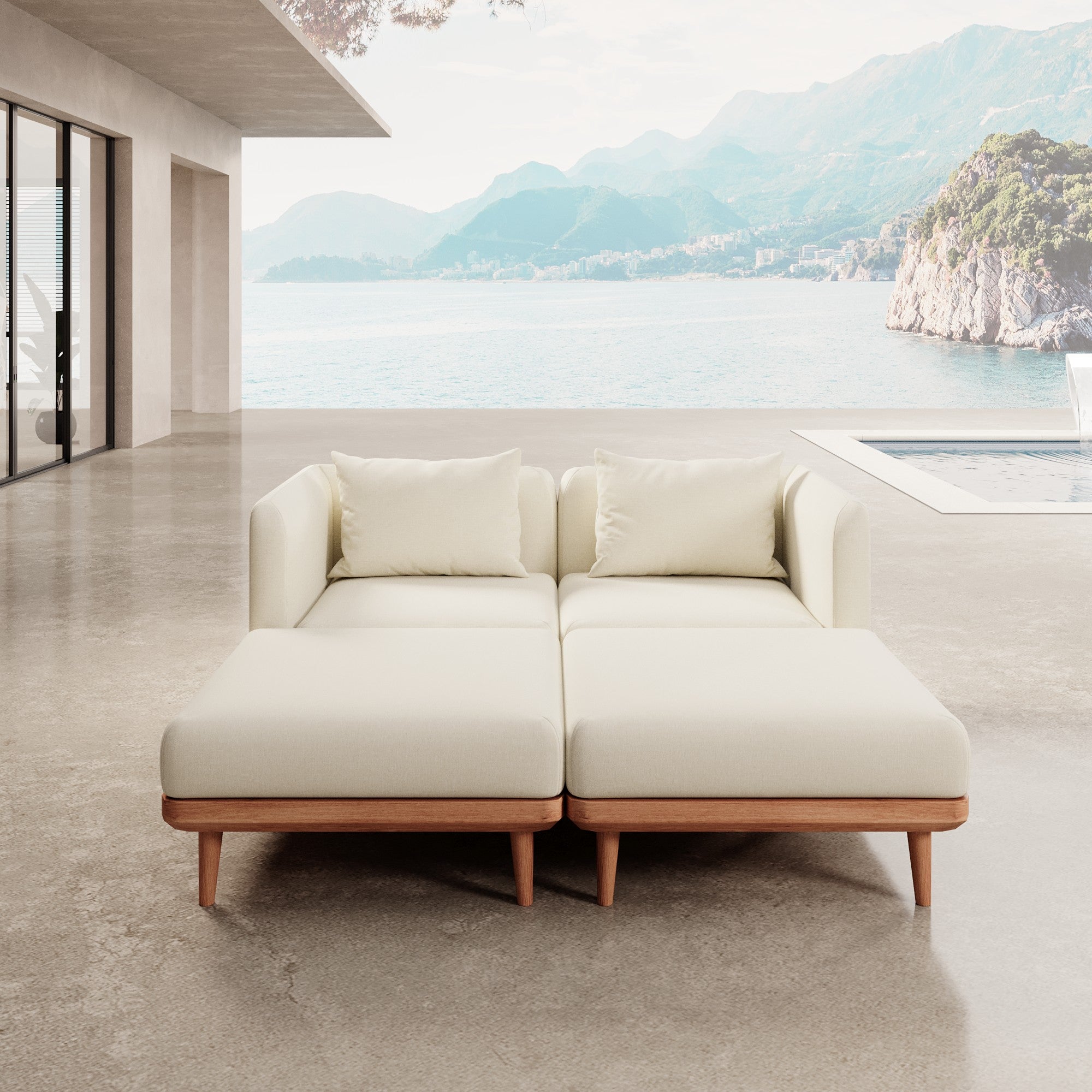 Luxuriöse Nouri Garten Relaxgruppe Aevora™ Kollektion – Entspannung Pur Outdoor