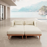 Lade das Bild in den Galerie-Viewer, Nouri Luxus Garten Lounge Set – Modulare Outdoor Relaxgruppe mit Sunbrella Stoff
