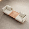 Nouri Aevora Modernes Outdoor Lounge Set mit 2 Modulen & Tisch
