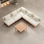 Lade das Bild in den Galerie-Viewer, Luxuriöses Nouri Aevora Gartenmodulsofa – Wetterfestes Sunbrella Outdoor Lounge Set
