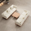 Nouri Aevora Luxus Outdoor Lounge Relaxgruppe – Modernes, Wetterfestes Gartensofa mit Sunbrella