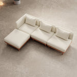 Lade das Bild in den Galerie-Viewer, Nouri Aevora Ecklounge Modulgruppe: Wetterfestes Sunbrella Gartensofa für Außenbereich

