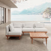 Nouri Aevora Luxus Garten Ecksofa Modulgruppe: Wetterfestes Design für Exklusiven Outdoor-Komfort