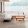 Nouri Modulare Ecksofa-Lounge-Gruppe für Outdoor Sunbrella Stoff Luxuriöse Gartenmöbel