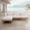 Nouri Modulares Outdoor Ecksofa V: Luxuriöses Garten Lounge Set mit Sunbrella Stoff