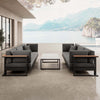 Vayla Luxus Outdoor Lounge Set: 2 Dreisitzer, Tisch, Aluminium, Sunbrella® Polster