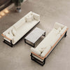 Vayla Luxus Outdoor Lounge Set: 2 Dreisitzer, Tisch, Aluminium, Sunbrella® Polster