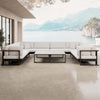 Vayla Luxus U-förmige Outdoor-Wohnlandschaft mit elegantem Aluminiumtisch für Garten