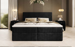Lade das Bild in den Galerie-Viewer, Luxuriöses Cord-Boxspringbett mit Integriertem Stauraum: Ultimativer Schlafkomfort und Eleganz

