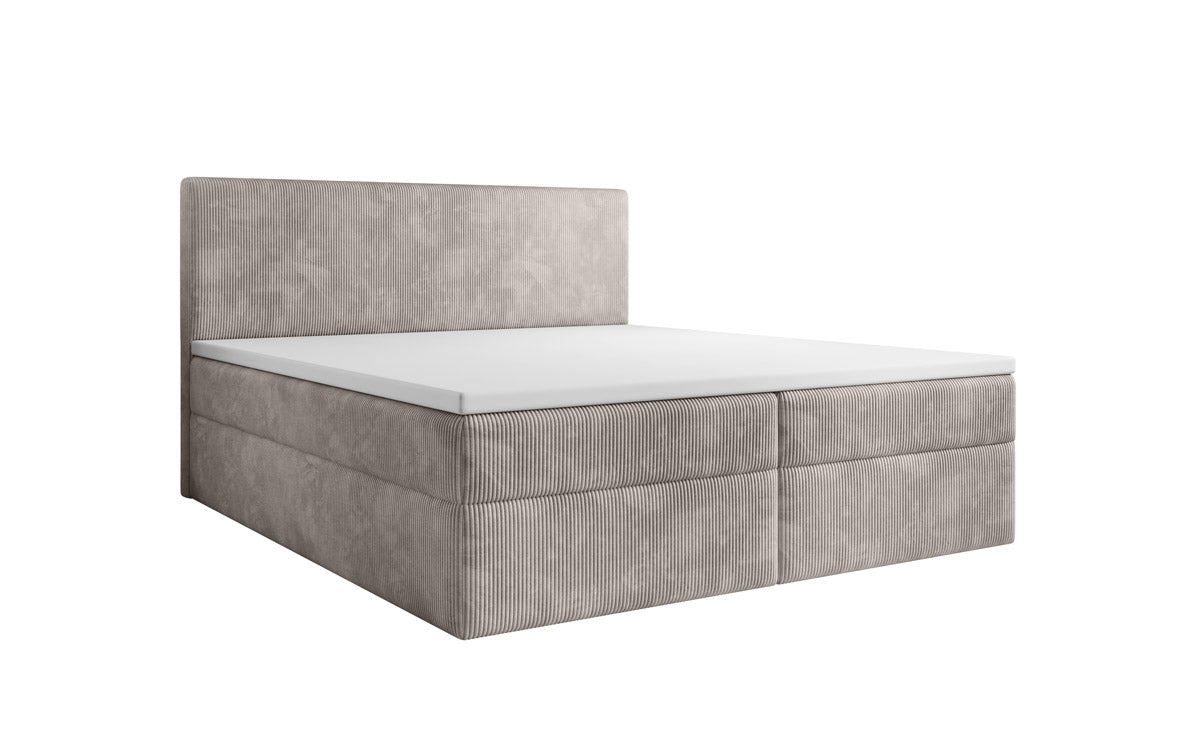 Luxuriöses Cord-Boxspringbett mit Integriertem Stauraum: Ultimativer Schlafkomfort und Eleganz