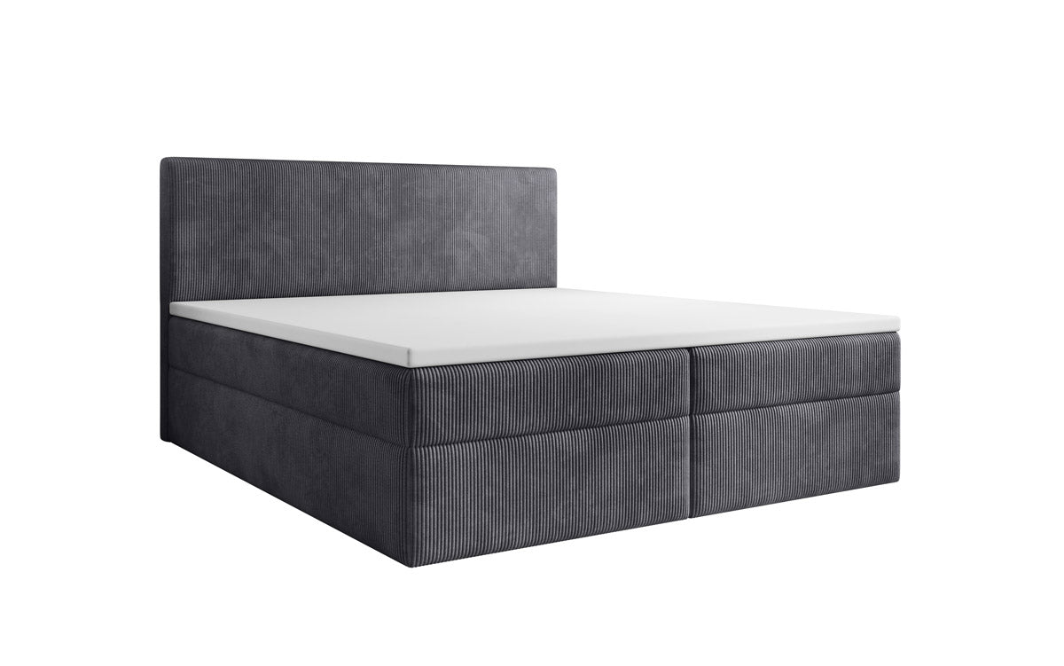 Luxuriöses Cord-Boxspringbett mit Integriertem Stauraum: Ultimativer Schlafkomfort und Eleganz