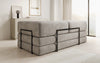 Luxuriöses "Lazy" 3-Sitzer Samt Designer Sofa mit Schlaffunktion und Stauraum