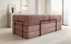 Elegantes, Modernes 3-Sitzer Cordsofa Lazy: Komfort, Schlaffunktion & Praktischer Stauraum