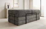 Lade das Bild in den Galerie-Viewer, Elegantes, Modernes 3-Sitzer Cordsofa Lazy: Komfort, Schlaffunktion &amp; Praktischer Stauraum

