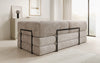 Elegantes, Modernes 3-Sitzer Cordsofa Lazy: Komfort, Schlaffunktion & Praktischer Stauraum