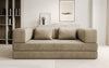 Luxuriöses "Lazy" 3-Sitzer Samt Designer Sofa mit Schlaffunktion und Stauraum