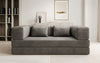 Luxuriöses "Lazy" 3-Sitzer Samt Designer Sofa mit Schlaffunktion und Stauraum