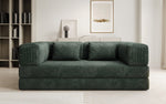 Lade das Bild in den Galerie-Viewer, Elegantes, Modernes 3-Sitzer Cordsofa Lazy: Komfort, Schlaffunktion &amp; Praktischer Stauraum
