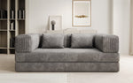 Lade das Bild in den Galerie-Viewer, Elegantes, Modernes 3-Sitzer Cordsofa Lazy: Komfort, Schlaffunktion &amp; Praktischer Stauraum
