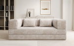 Lade das Bild in den Galerie-Viewer, Elegantes, Modernes 3-Sitzer Cordsofa Lazy: Komfort, Schlaffunktion &amp; Praktischer Stauraum
