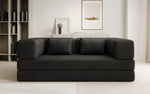 Lade das Bild in den Galerie-Viewer, Luxuriöses Designer Lazy 3-Sitzer Schlafsofa mit Bouclé-Stoff und Stauraum
