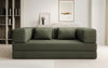 Luxuriöses Designer Lazy 3-Sitzer Schlafsofa mit Bouclé-Stoff und Stauraum