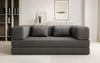 Luxuriöses Designer Lazy 3-Sitzer Schlafsofa mit Bouclé-Stoff und Stauraum
