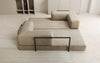 Luxuriöses "Lazy" 3-Sitzer Samt Designer Sofa mit Schlaffunktion und Stauraum