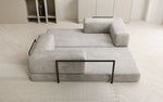 Lade das Bild in den Galerie-Viewer, Luxuriöses &quot;Lazy&quot; 3-Sitzer Samt Designer Sofa mit Schlaffunktion und Stauraum
