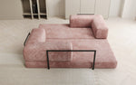 Lade das Bild in den Galerie-Viewer, Elegantes, Modernes 3-Sitzer Cordsofa Lazy: Komfort, Schlaffunktion &amp; Praktischer Stauraum
