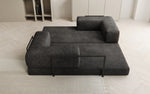 Lade das Bild in den Galerie-Viewer, Elegantes, Modernes 3-Sitzer Cordsofa Lazy: Komfort, Schlaffunktion &amp; Praktischer Stauraum
